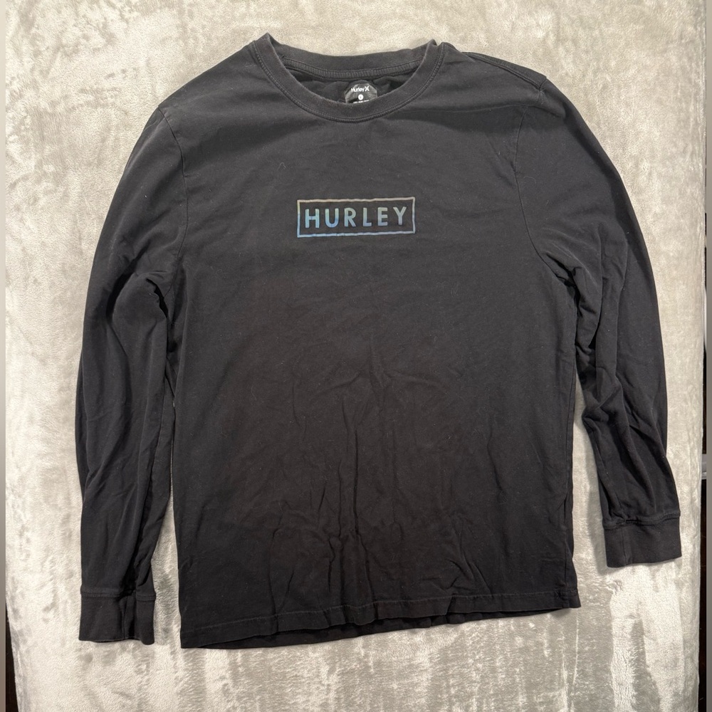 Hurley Men's Black Long Sleeve Tee